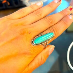 Simple ring small crack in middle